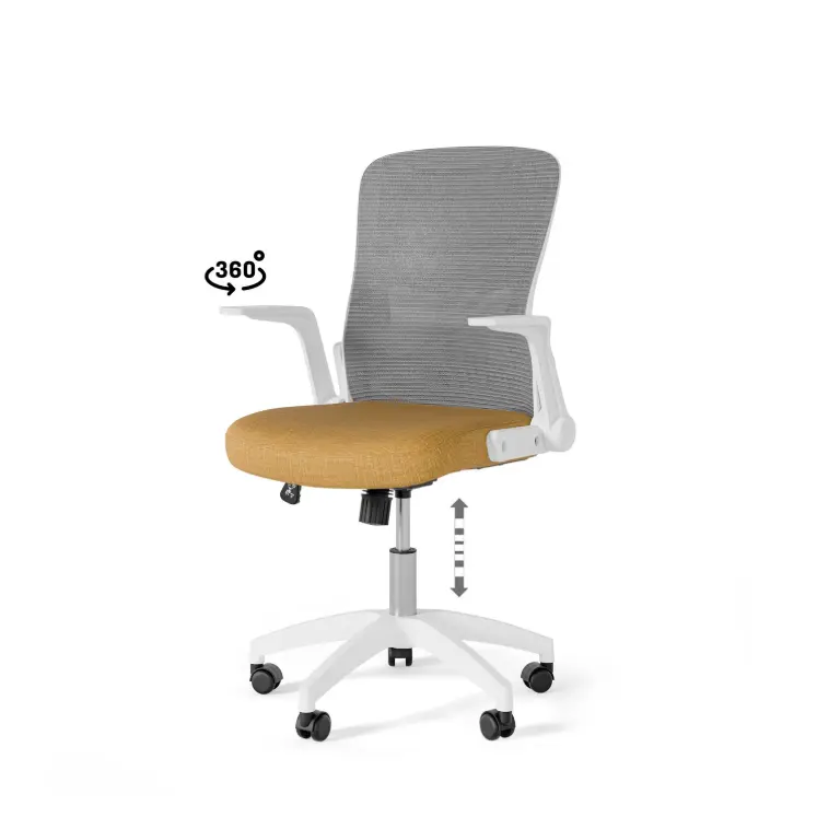 SILLA OFICINA MANCHESTER MOSTAZA - SOMCASA