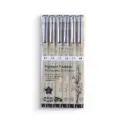 ROTULADORES CALIBRADOS PIGMENT FINELINER 6 UDS RAYLU