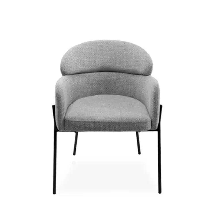 SILLA AUXILIAR SALLY GRIS CLARO - SOMCASA
