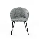 SILLA AUXILIAR MERIDA GRIS - SOMCASA