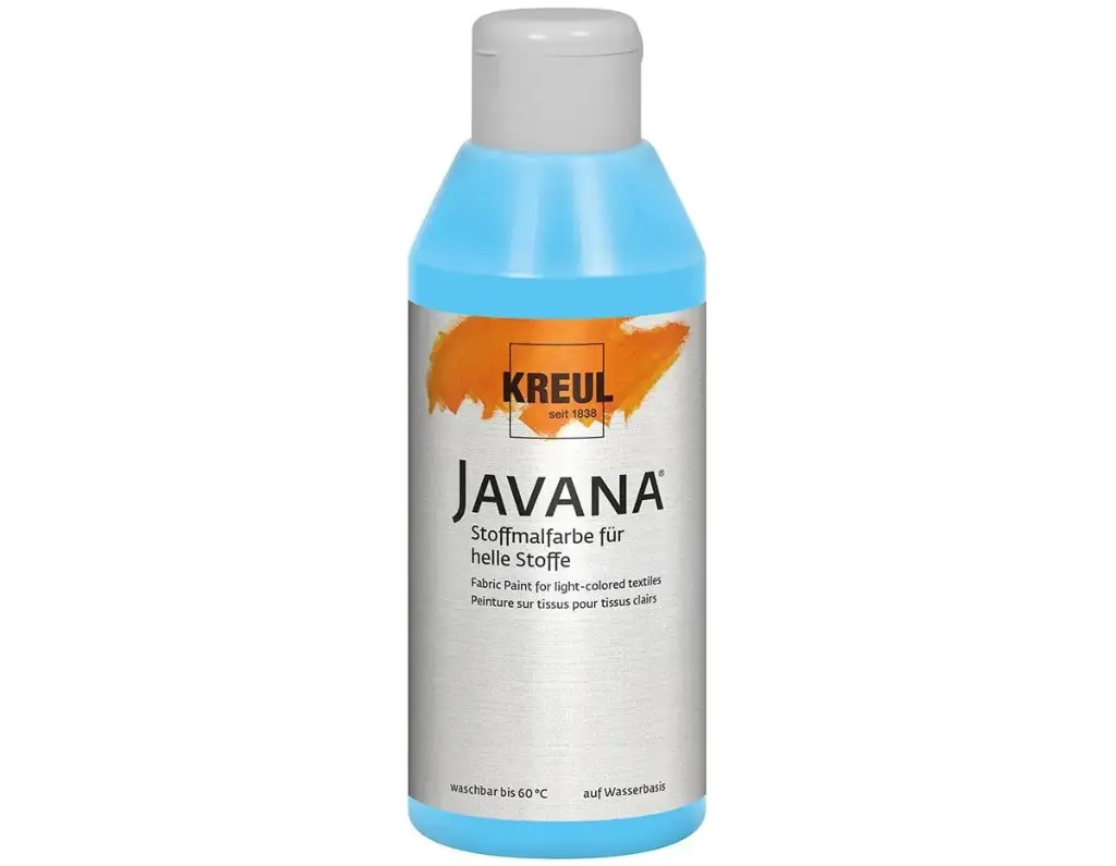 PINTURA TEXTIL JAVANA AZUL CLARO 250ML 