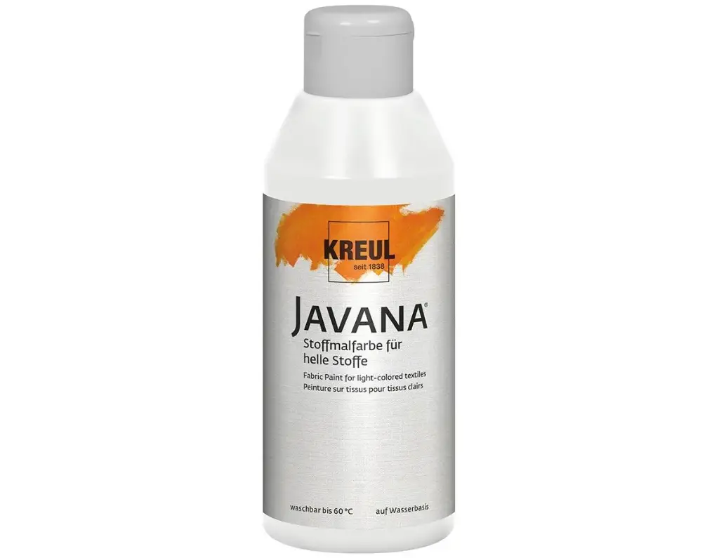 PINTURA TEXTIL JAVANA BLANCO 250ML   