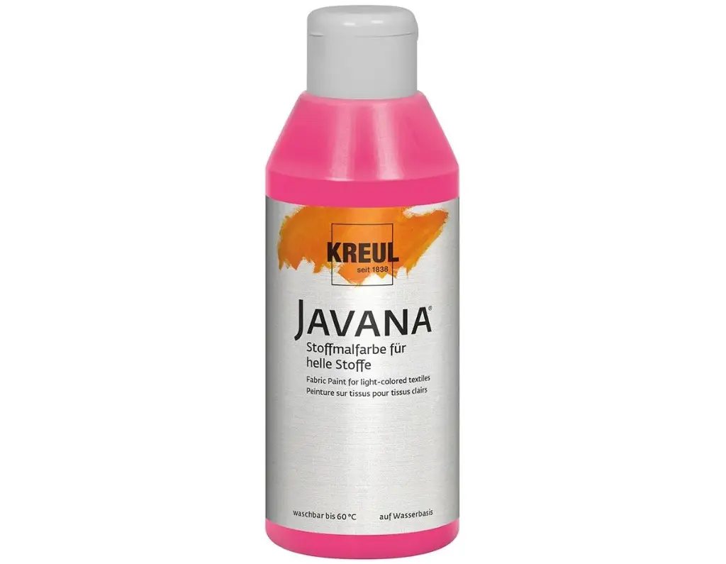 PINTURA TEXTIL JAVANA ROSA FUERTE 250ML       