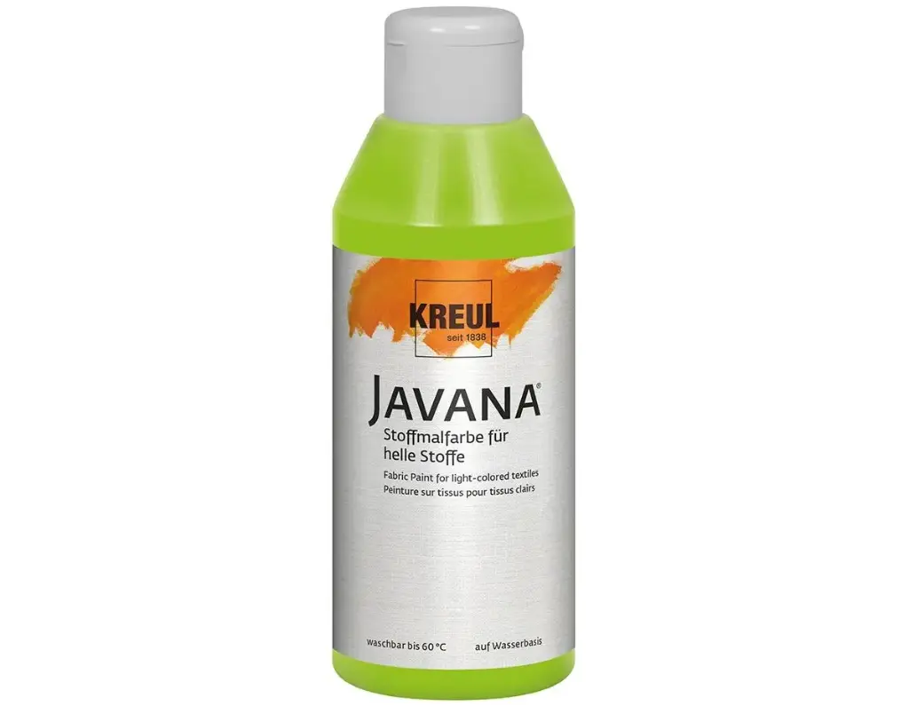 PINTURA TEXTIL JAVANA VERDE CLARO 250ML       