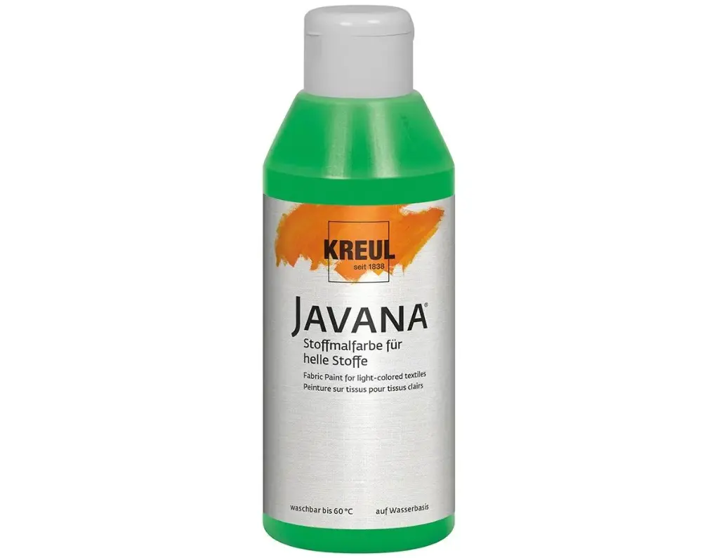 PINTURA TEXTIL JAVANA VERDE OSCURO 250ML       