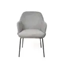 SILLA AUXILIAR ABIGAIL GRIS CLARO - SOMCASA 