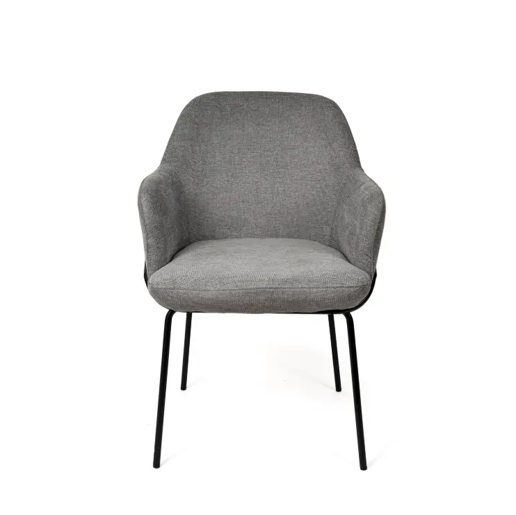 SILLA AUXILIAR ABIGAIL GRIS OSCURO - SOMCASA  