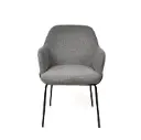 SILLA AUXILIAR ABIGAIL GRIS OSCURO - SOMCASA  