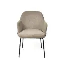 SILLA AUXILIAR ABIGAIL TAUPE - SOMCASA 