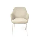 SILLA AUXILIAR ABIGAIL BEIGE (PATA BEIGE) - SOMCASA