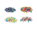 CUENTAS MULTICOLOR 9MM 4 BOLSAS DE 400UD.1600UD
