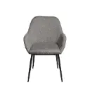 SILLA AUXILIAR ISABELLA GRIS OSCURO - SOMCASA   