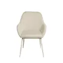 SILLA AUXILIAR ISABELLA BEIGE (PATA BEIGE) - SOMCASA    