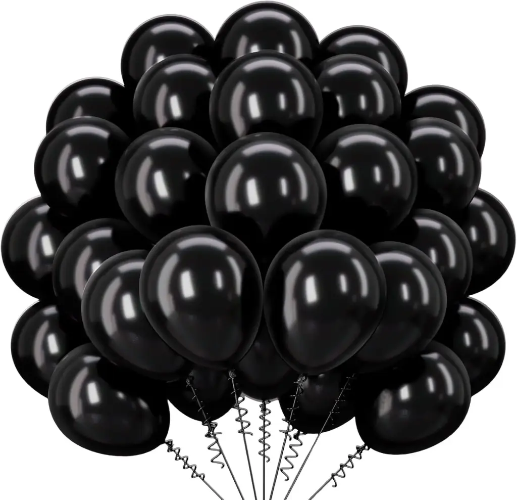 GLOBOS NEGRO 100UD