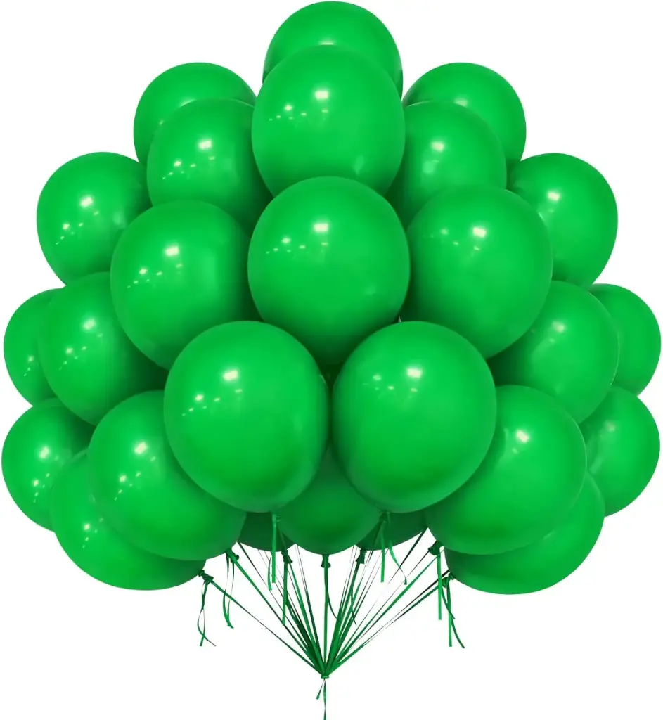 GLOBOS VERDE 100UD   