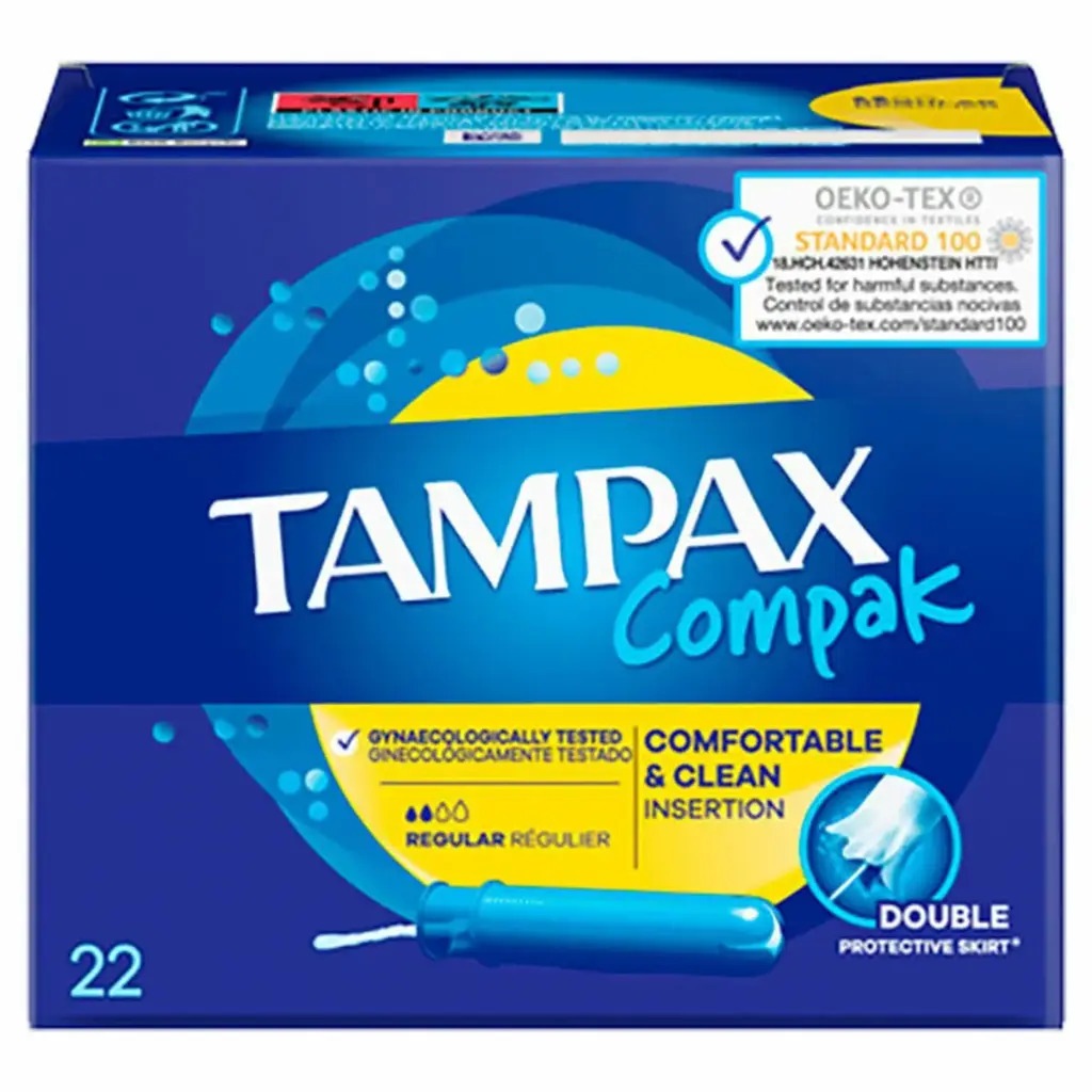 TAMPONES/TAMPAX REGULAR 22UD