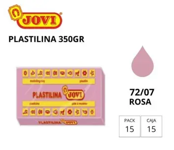 PLASTILINA JOVI GRANDE 72 ROSA 350G