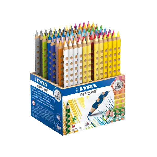 LÁPICES LYRA GROOVE SCHOOLPACK 96UD