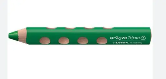LÁPICES LYRA GROOVE TRIPLE 1-VERDE OSCURO-6UD