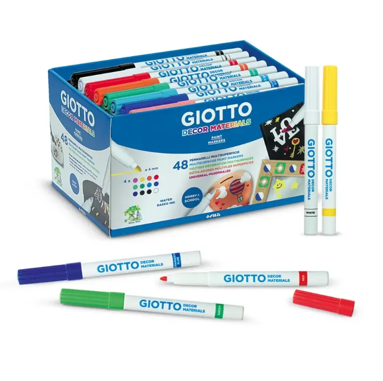 GIOTTO DECOR MATERIALS SCHOOLPACK 48 UDS