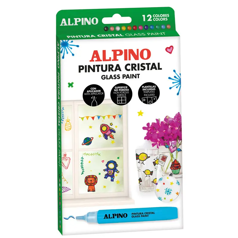 ALPINO CRISTAL CREA PINTURA 12COL