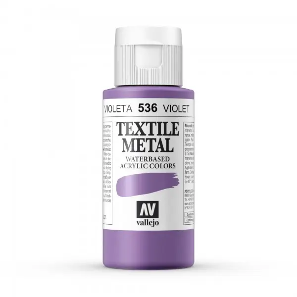 PINTURA TEXTIL VALLEJO Nº 36 VIOLETA 60 ML 