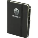 LIBRETA A5 NEGRA CON BOLIGRAFO METAL VALENCIA - SPORTANDEM