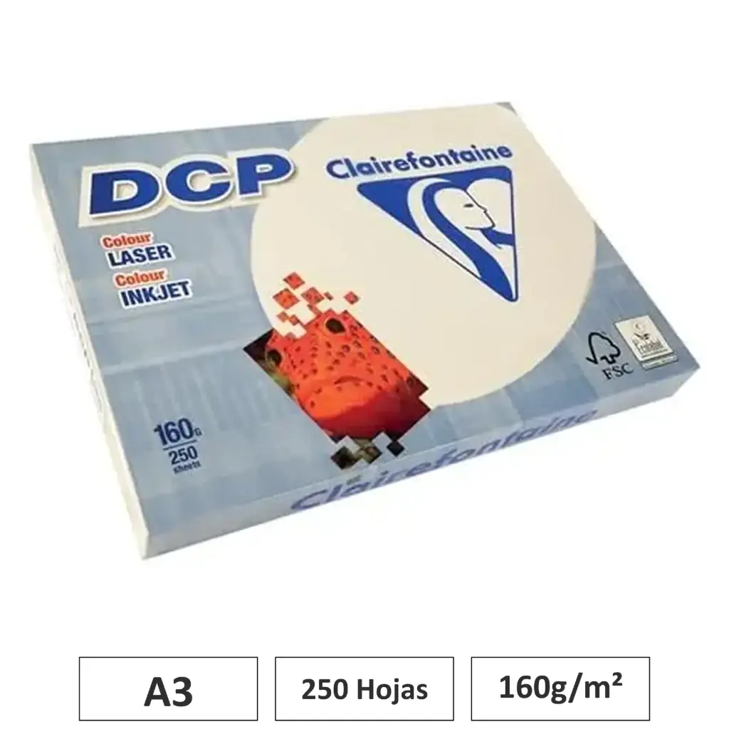 PAPEL DCP BLANCO A3 250 HOJAS 160G 