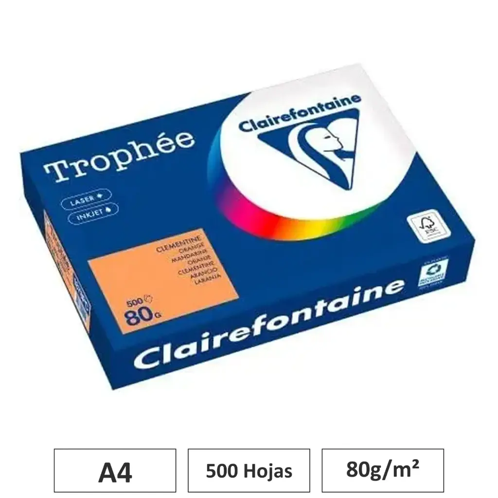 PAPEL CLEMENTINA A4 500 HOJAS 80G 