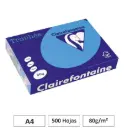 PAPEL AZUL REAL A4 250 HOJAS 80G CLAIREFONTAINE