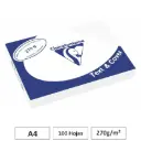 CARTULINA BLANCO A4 100 HOJAS 270G CLAIREFONTAINE