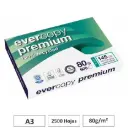 PAPEL RECICLADO BLANCO A3 80G 2500 HOJAS