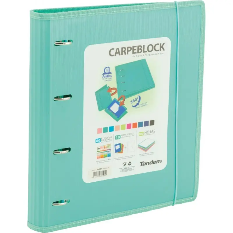 CARPEBLOCK PLASTICO RIBETE VERDE - SPORTANDEM