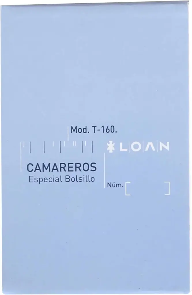TALONARIO CAMARERO SIN COPIA BOLSILLO