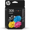 CARTUCHO HP 308 PACK DE 2 - NEGRO Y COLOR
