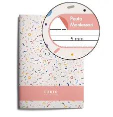 LIBRETA MONTESSORI A4 PAUTA 5mm