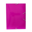 CARPETA MARIOLA CARTON A4+ CON GOMAS Y SOLAPAS VIOLETA