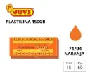 PLASTILINA JOVI MEDIANA 71 NARANJA 150G