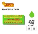 PLASTILINA JOVI MEDIANA 71 VERDE CLARO 150G