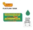 PLASTILINA JOVI MEDIANA 71 VERDE OSCURO 150G