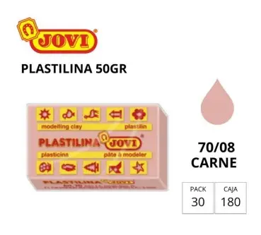 PLASTILINA JOVI PEQUEÑA 70 CARNE 50G