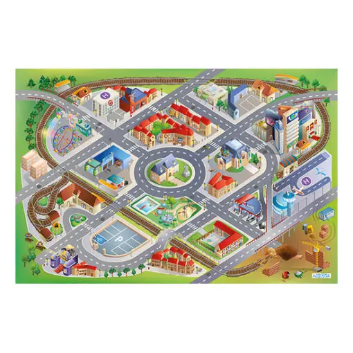 TAPIZ VINILO TRAFICO CIUDAD 100X150CM