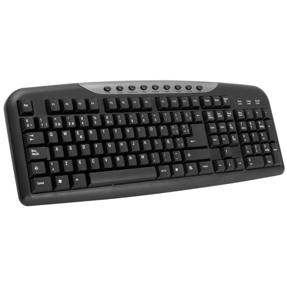 TECLADO PLUS USB MULTIMEDIA