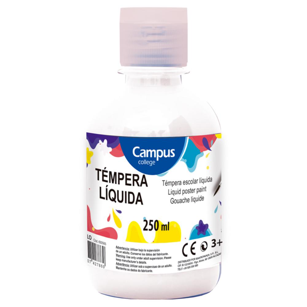 TEMPERA CAMPUS 250GR BLANCO