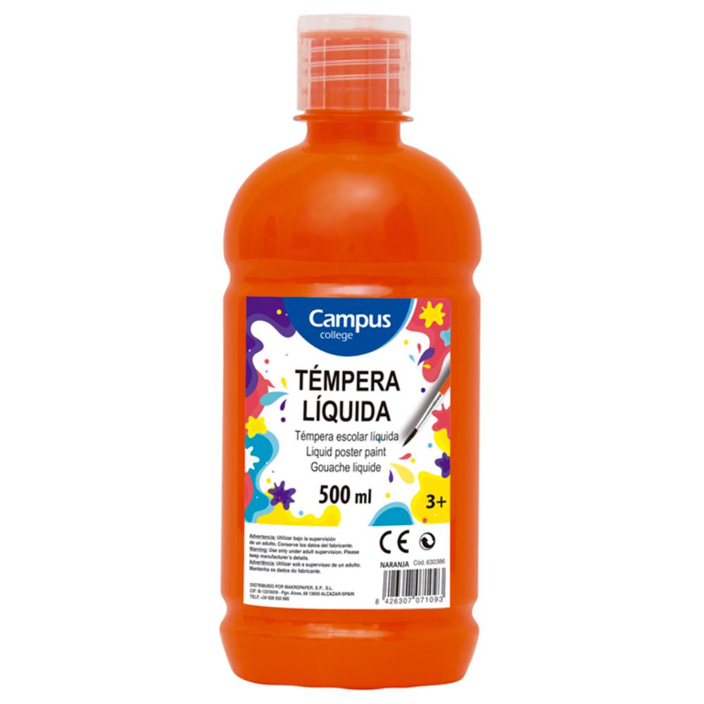 TEMPERA CAMPUS 500GR NARANJA