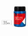 PINTURA SATINADA AZUL METAL 35ML L-34 LA PAJARITA