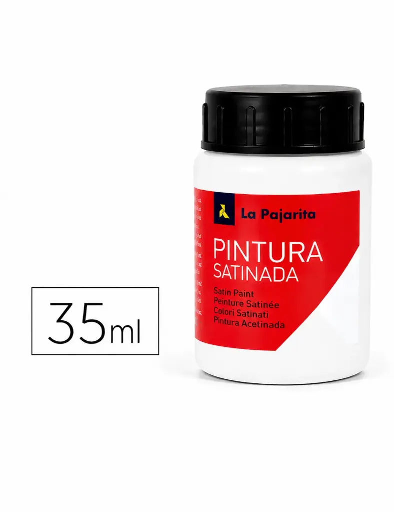 PINTURA SATINADA BLANCO 35ML L-21 LA PAJARITA