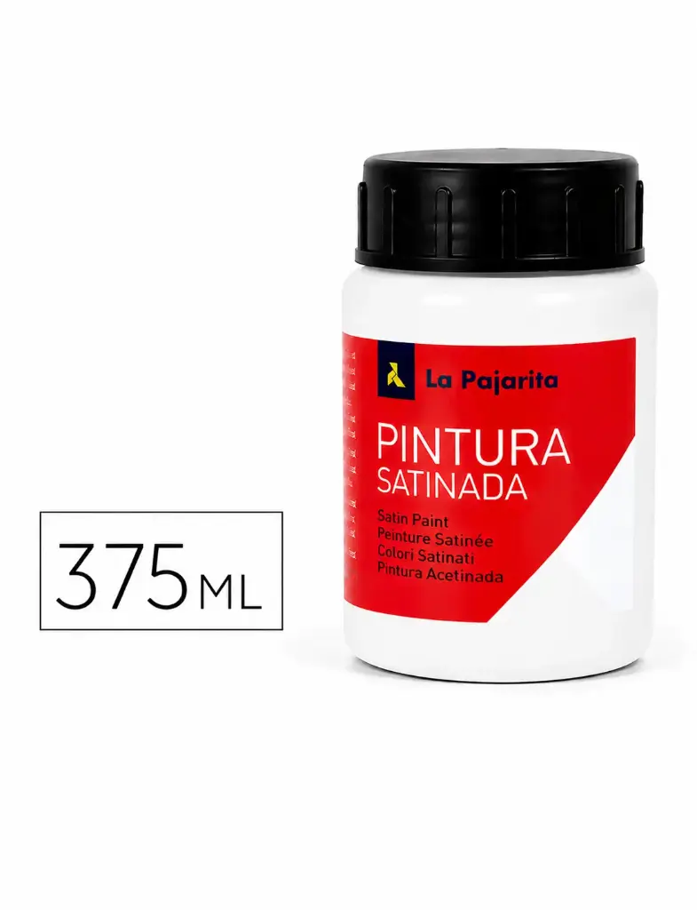 PINTURA SATINADA BLANCO 375ML L-21 LA PAJARITA