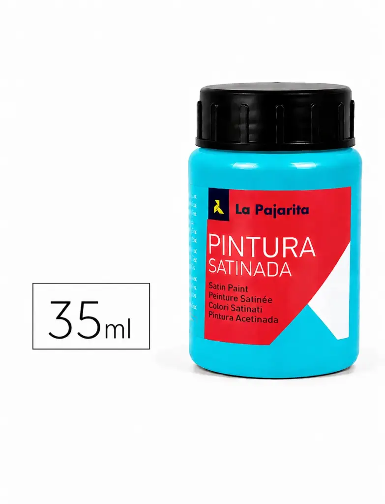 PINTURA SATINADA CYAN 35ML L-26 LA PAJARITA