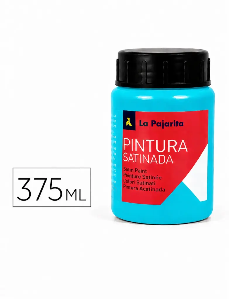 PINTURA SATINADA CYAN 375ML L-26 LA PAJARITA